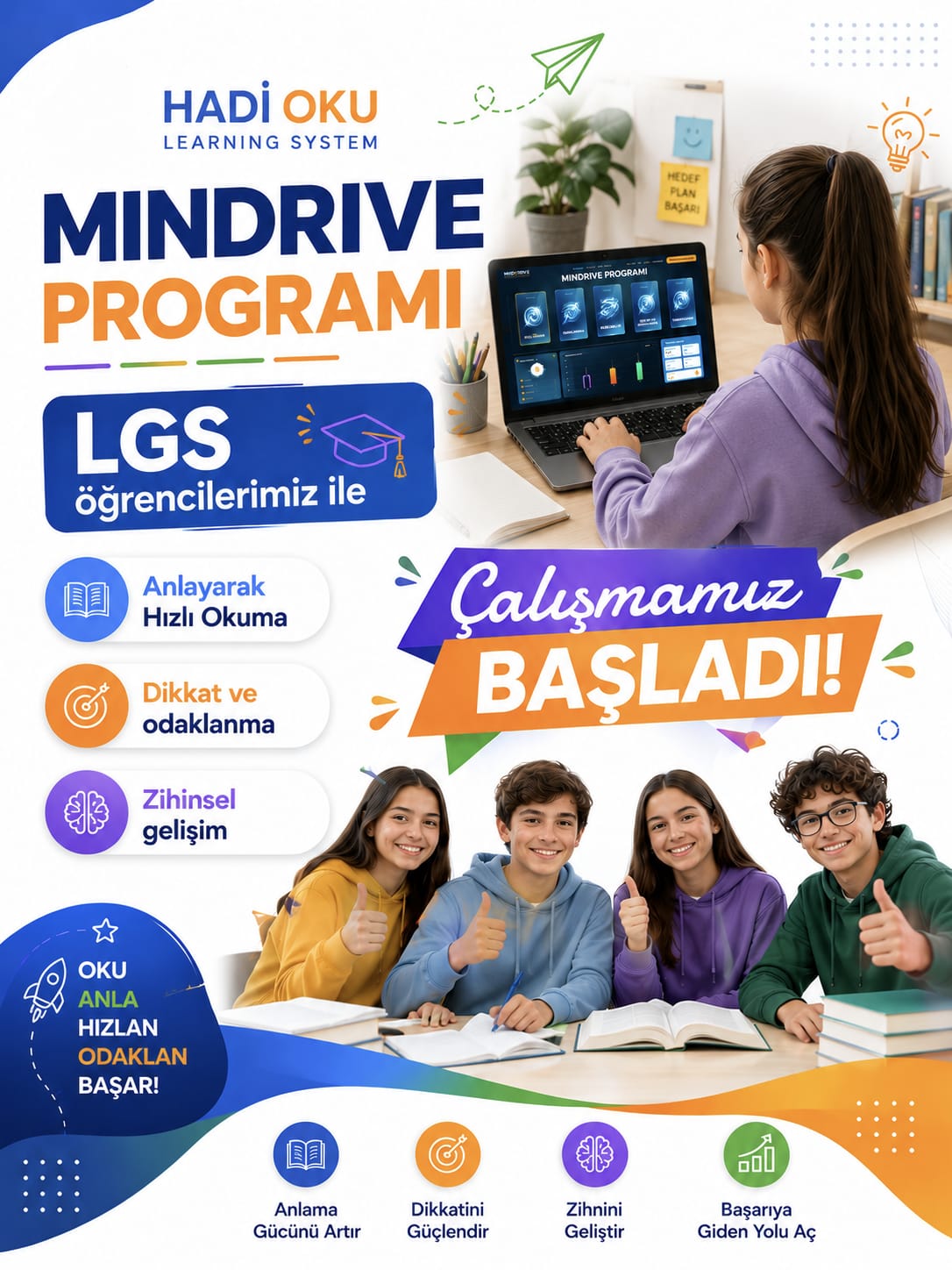 MinDrive® Bilişsel Hızlı Okuma ve Odaklanma Atölyesi